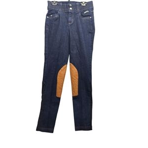 Kerrits Kids Stretch Denim Knee Patch Breech